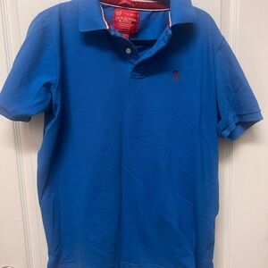 Vintage Y2K Abercrombie and Fitch Blue Muscle Polo Shirt XXL